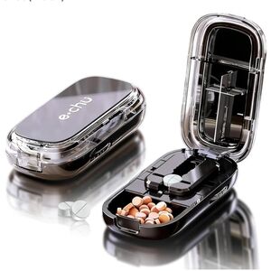 Black Pill Cutter Splitter and Case
